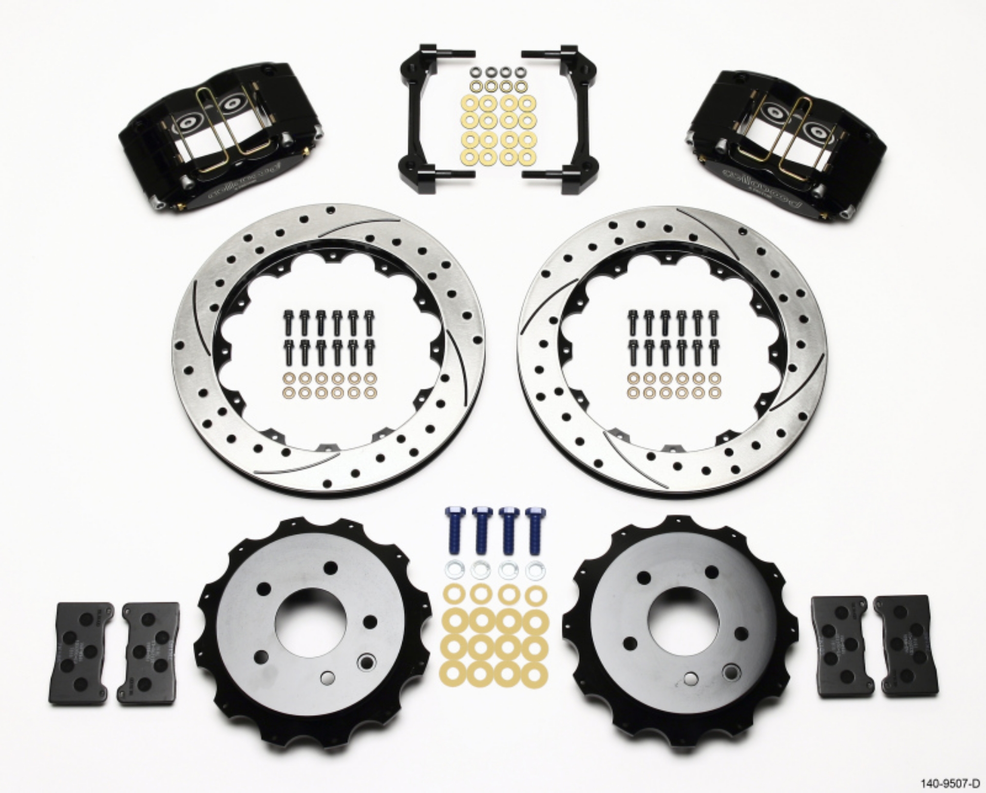 Picture of Wilwood Dynapro Radial Rear Kit 13-00in Drilled Nissan 350Z-Fiti G35
