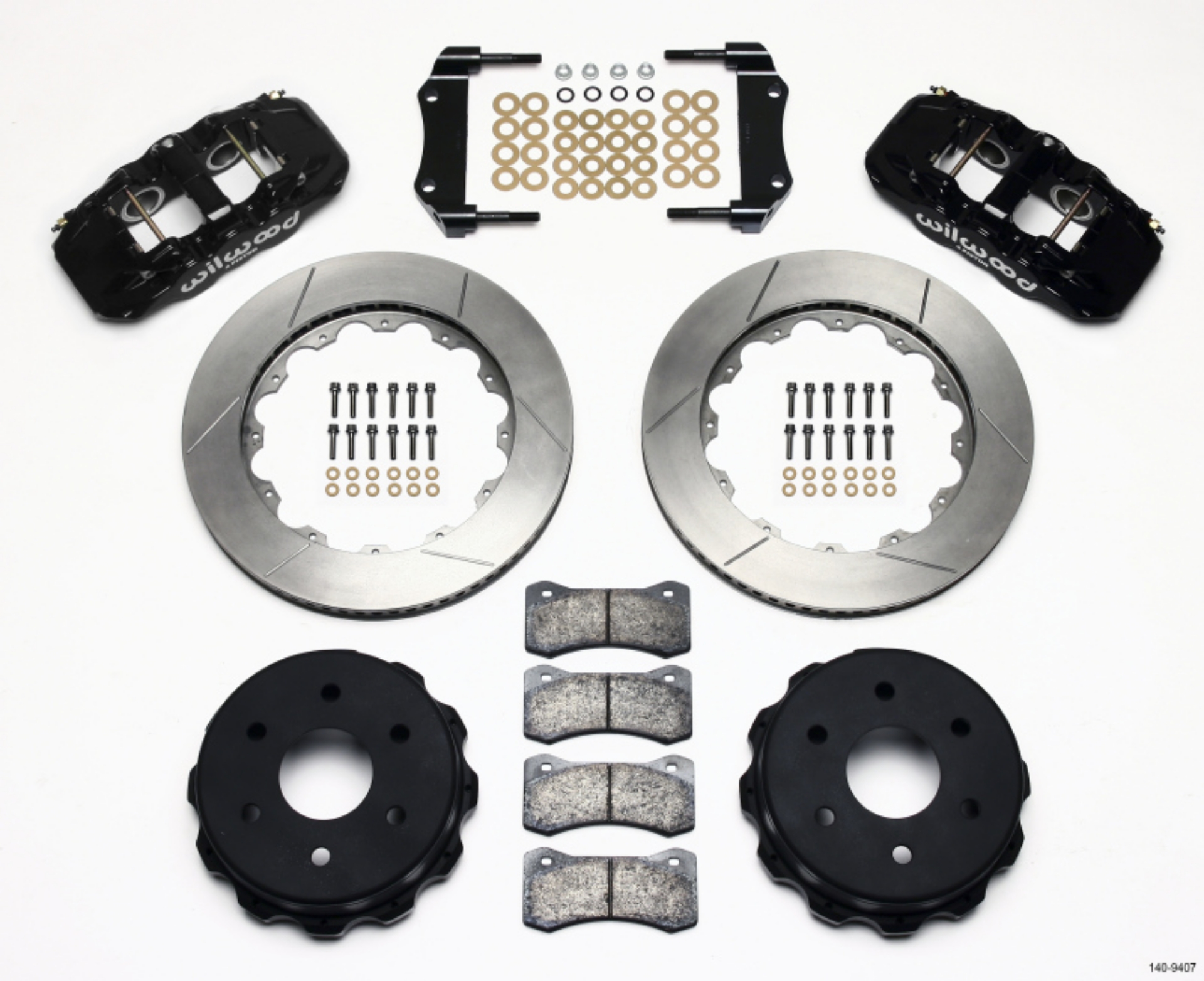Picture of Wilwood AERO4 RearTruck Kit 14-25in 1999-2010 GM 1500-SUV 1 Piston OE Caliper