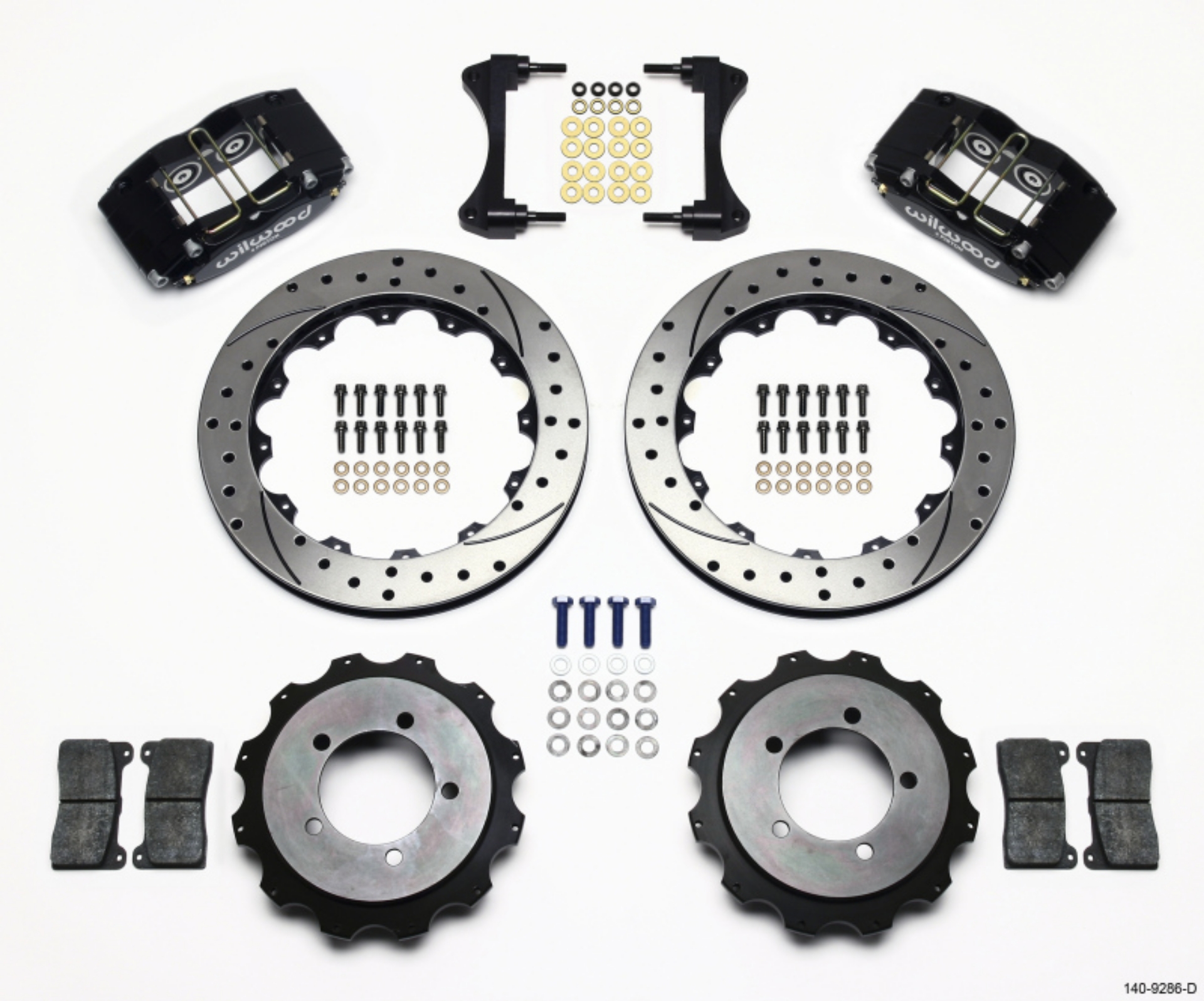 Picture of Wilwood Dynapro Radial Rear Kit 13-00in Drilled Mitsubishi EVO VIII