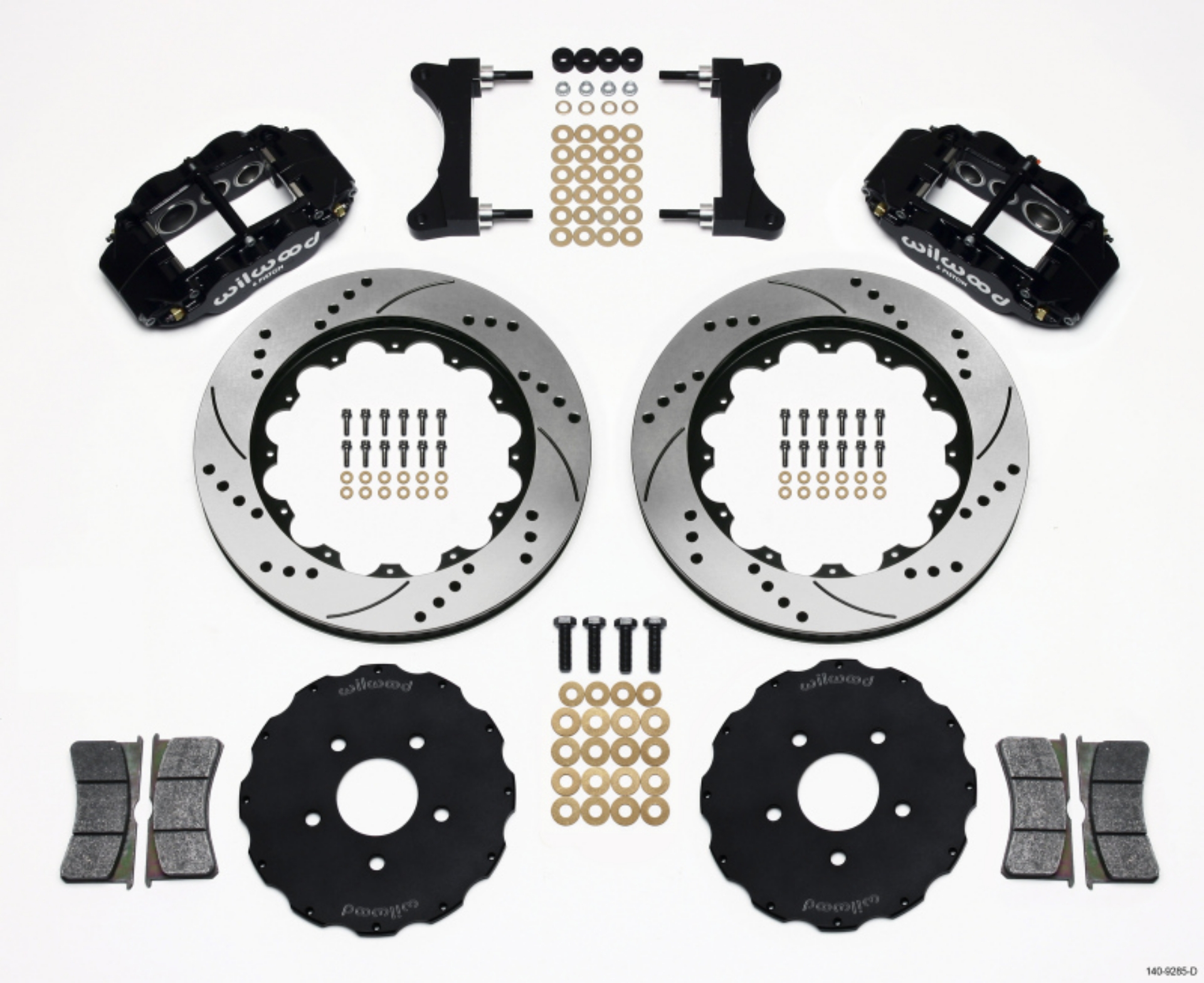 Picture of Wilwood Narrow Superlite 6R Front Hat Kit 14-00in Drilled Mitsubishi EVO VIII