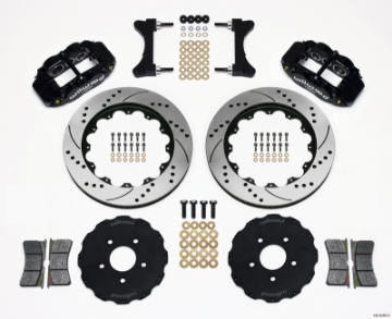 Picture of Wilwood Narrow Superlite 6R Front Hat Kit 14-00in Drilled Mitsubishi EVO VIII