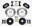 Picture of Wilwood Narrow Superlite 6R Front Hat Kit 14-00in Mitsubishi EVO VIII