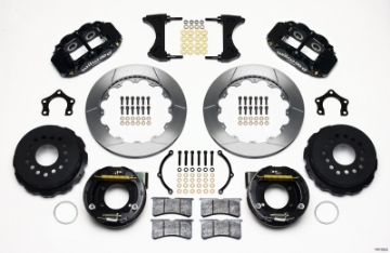 Picture of Wilwood Narrow Superlite 4R Rear P-Brk Kit 12-88in Mopar-Dana 2-36in Off w-Snap Ring Bearing
