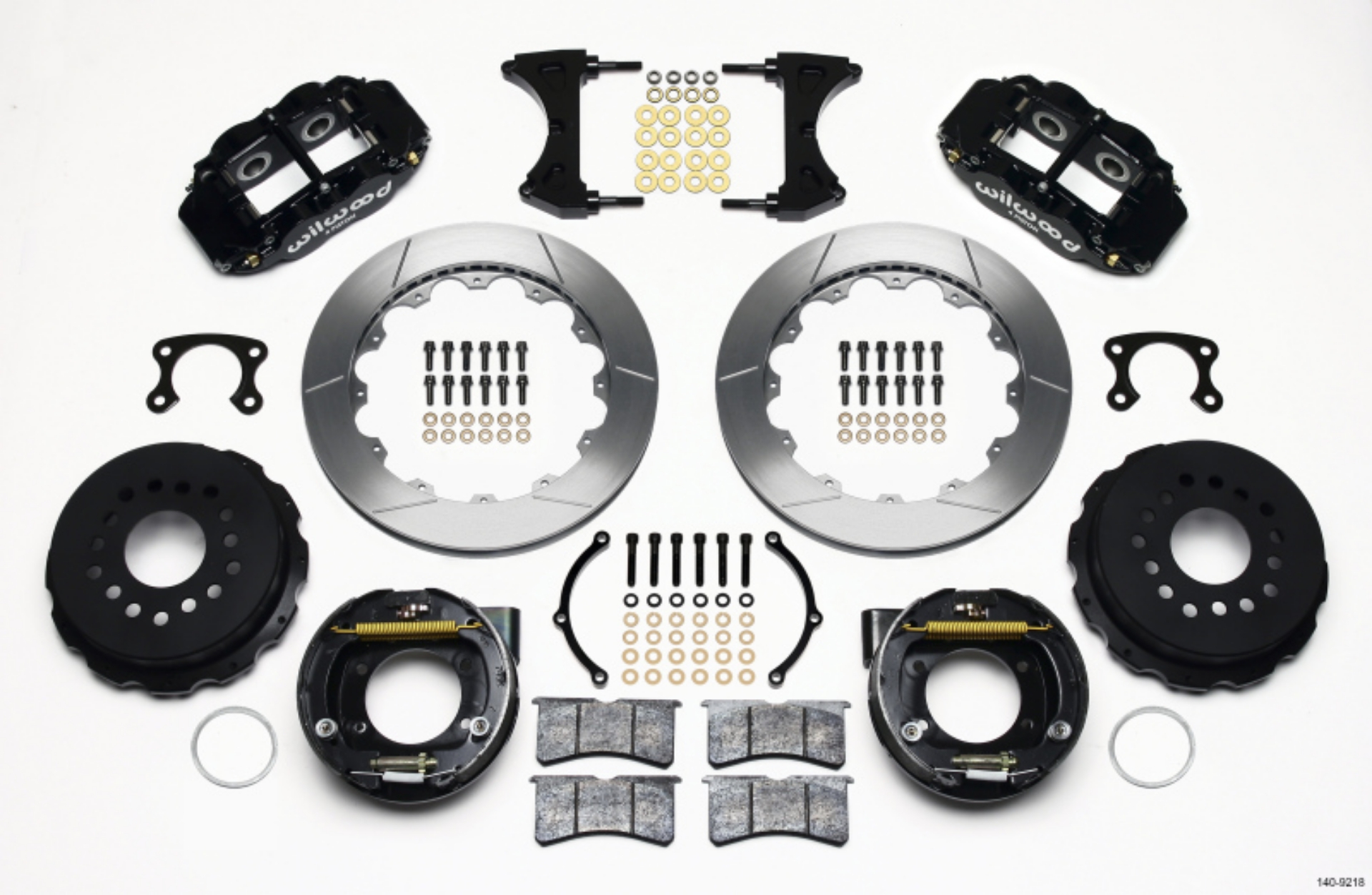 Picture of Wilwood Narrow Superlite 4R Rear P-Brk Kit 12-88in Big Ford New Style 2-36in Offset