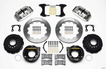 Picture of Wilwood Narrow Superlite 4R Rear P-Brk Kit 12-88in Polished Big Ford Old Style 2-36in Offset