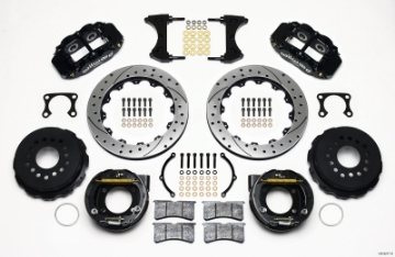 Picture of Wilwood Narrow Superlite 4R Rear P-Brk Kit 12-88in Drilled Big Ford Old Style 2-36in Offset
