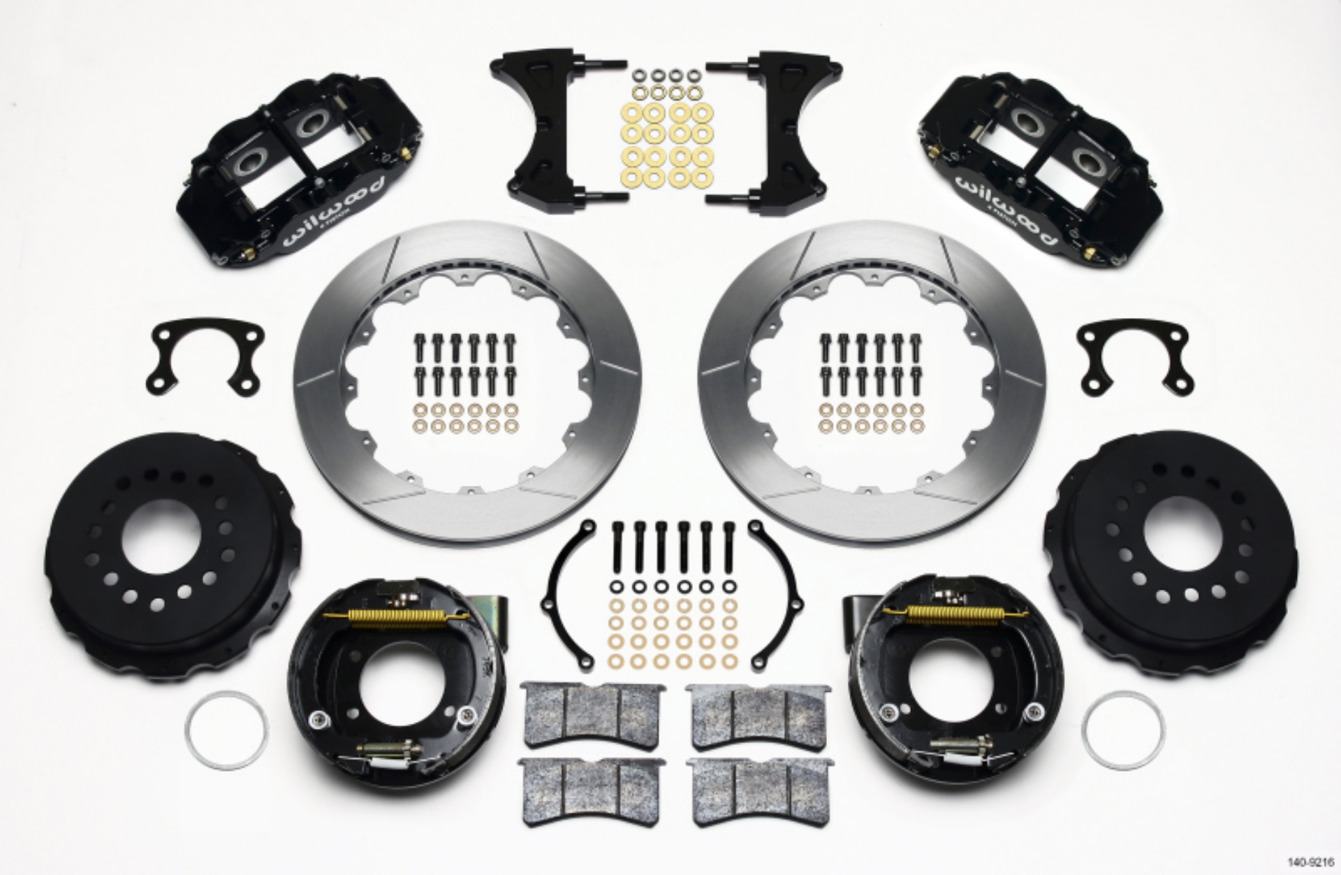 Picture of Wilwood Narrow Superlite 4R Rear P-Brk Kit 12-88in Small Ford 2-66in Offset