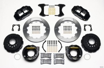 Picture of Wilwood Narrow Superlite 4R Rear P-Brk Kit 12-88in Chevy 12 Bolt-Spec 3-15in Bearing