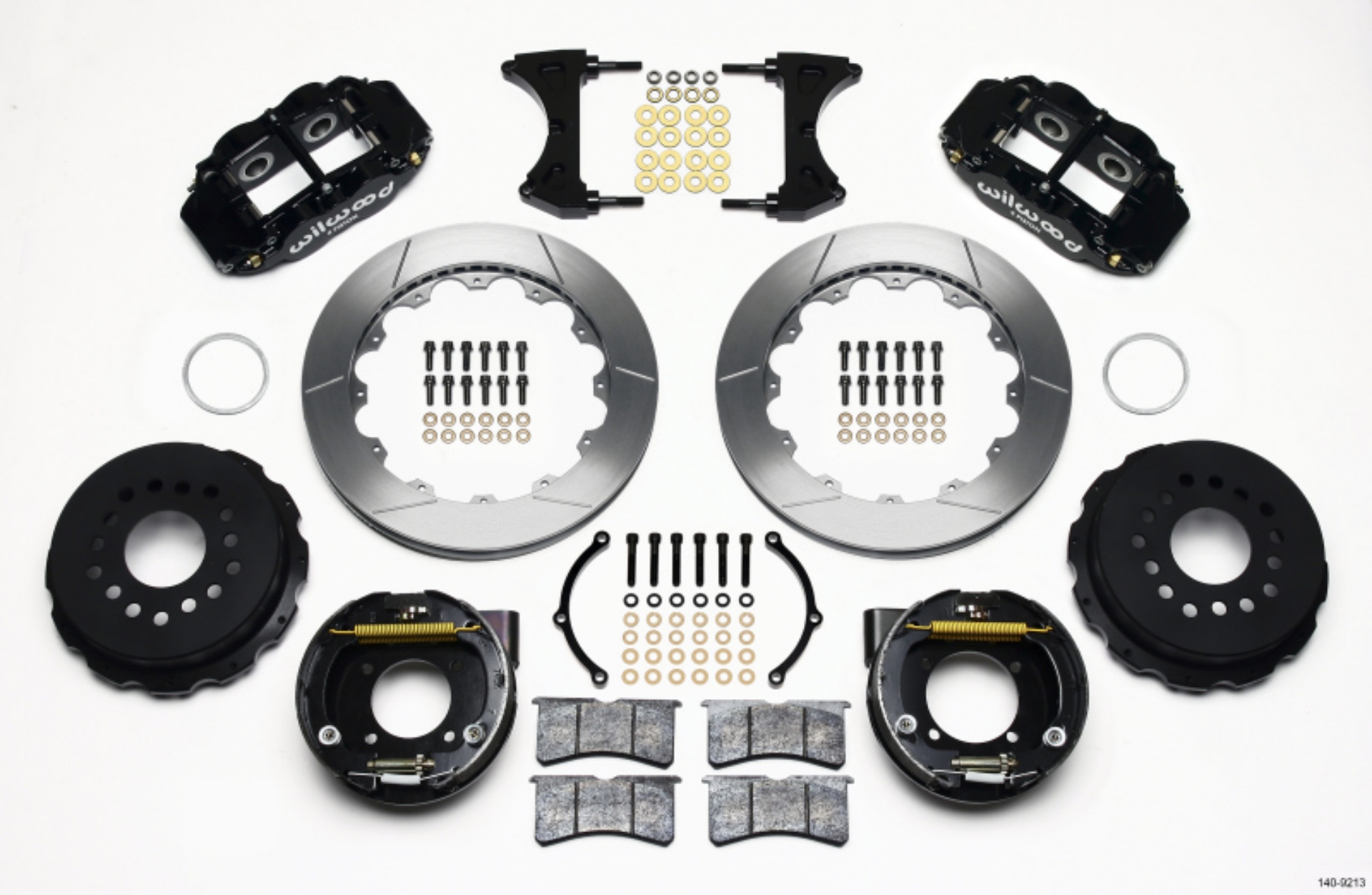 Picture of Wilwood Narrow Superlite 4R Rear P-Brk Kit 12-88in Chevy 12 Bolt w- C-Clips
