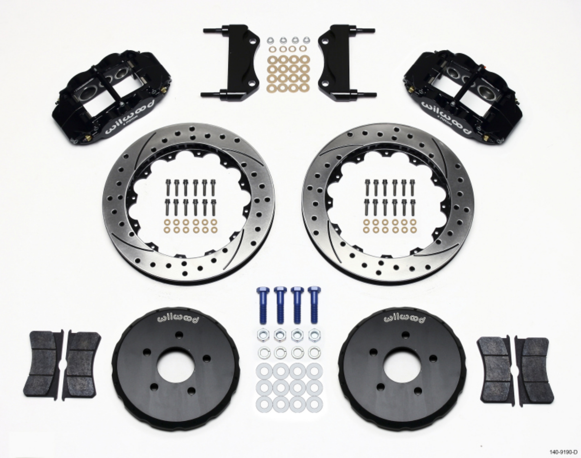 Picture of Wilwood Narrow Superlite 6R Front Hat Kit 13-06in Drilled Nissan 350Z-Fiti G35