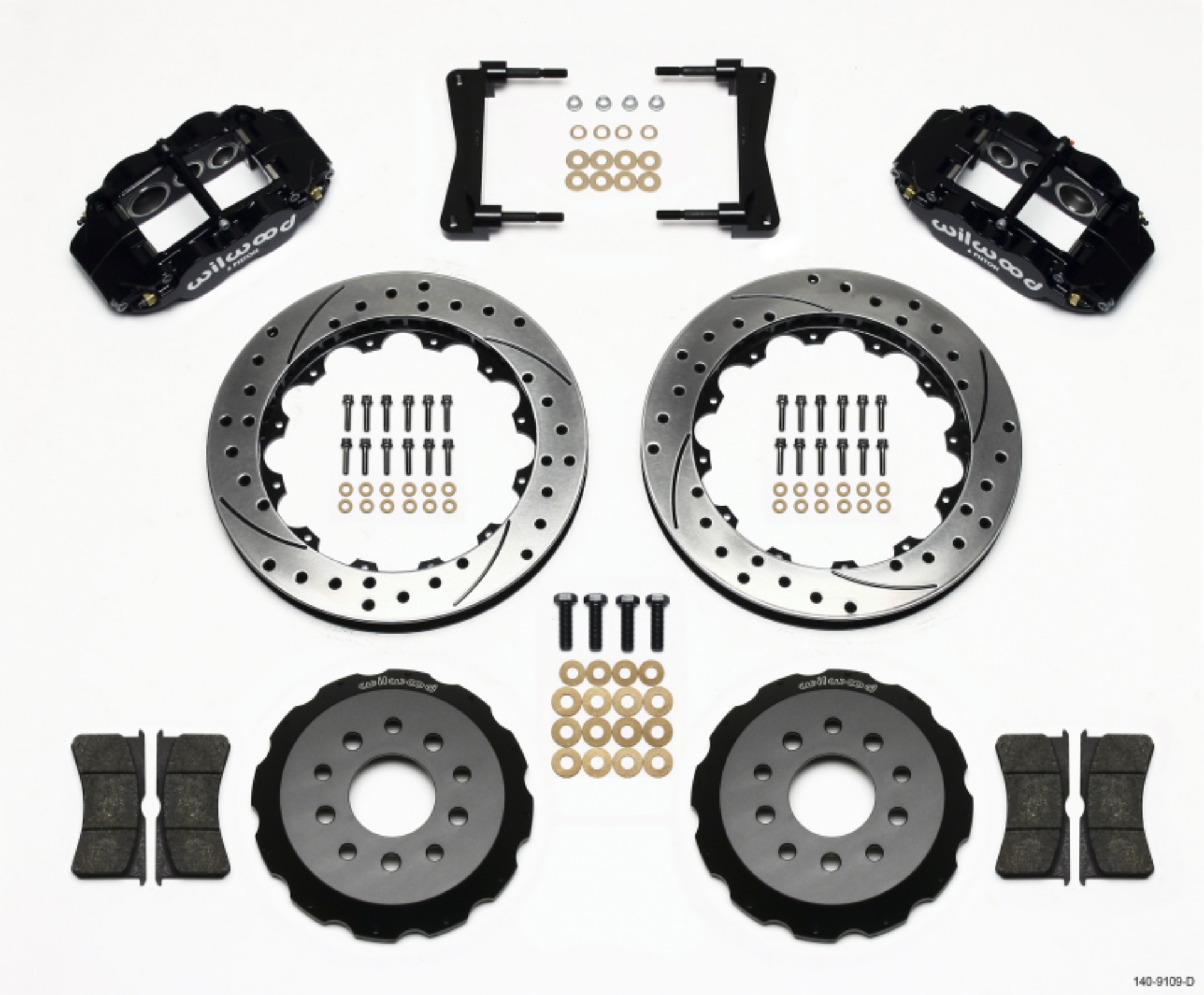 Picture of Wilwood Narrow Superlite 6R Front Hat Kit 13-06in Drilled 2005-2014 Mustang