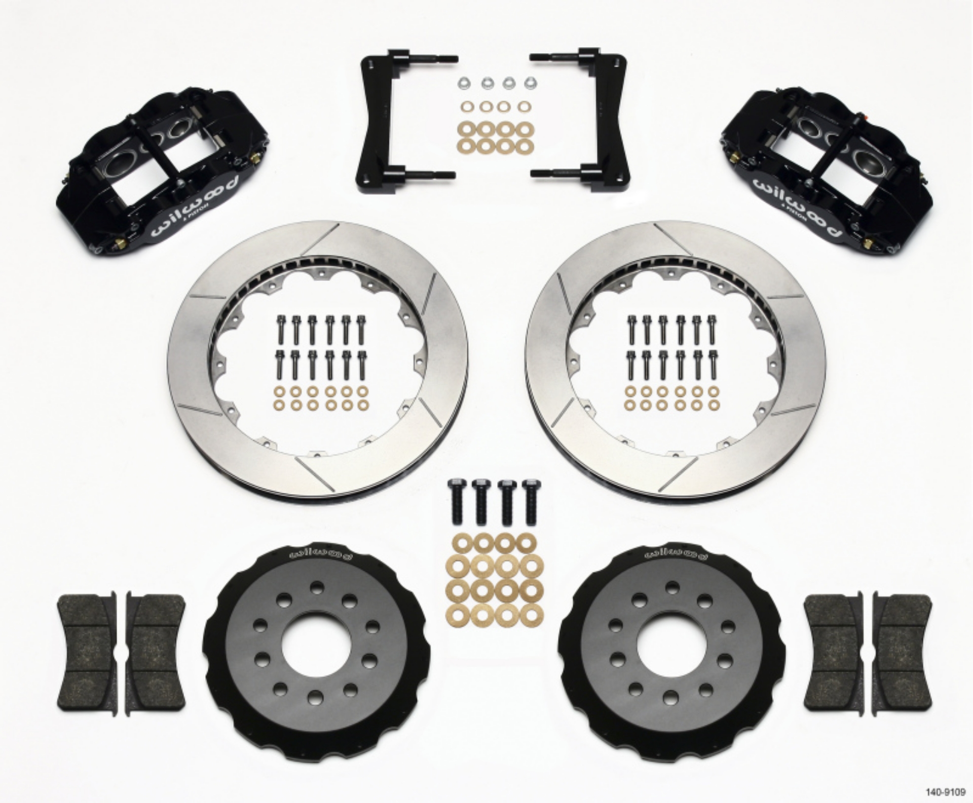 Picture of Wilwood Narrow Superlite 6R Front Hat Kit 13-06in 2005-2014 Mustang