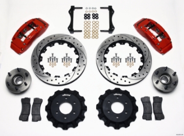 Picture of Wilwood TC6R Front Kit 16-00in Drilled Red 2004-2008 Ford F150