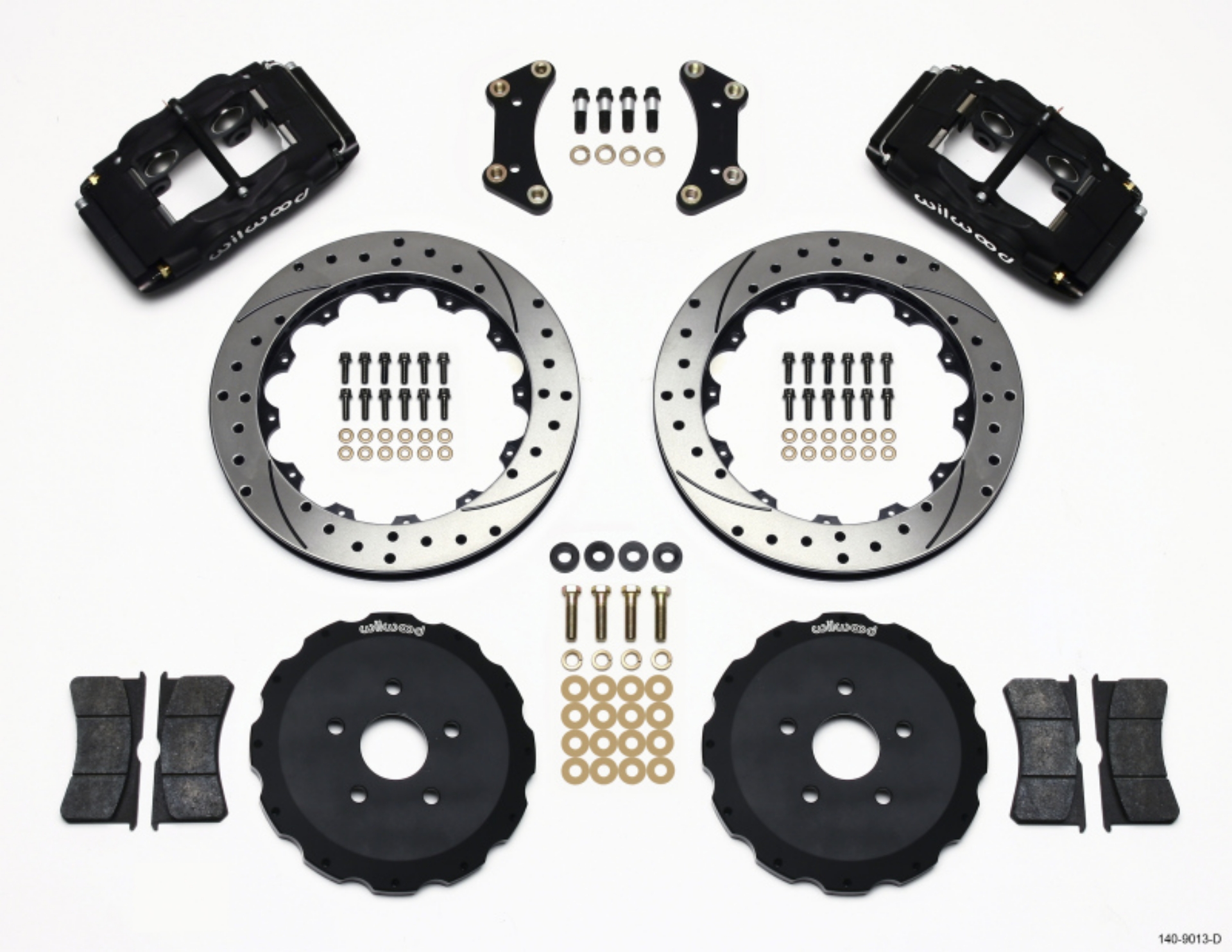 Picture of Wilwood FSLI4 Front Hat Kit 13-00in Drilled 2004-05 Scion tC