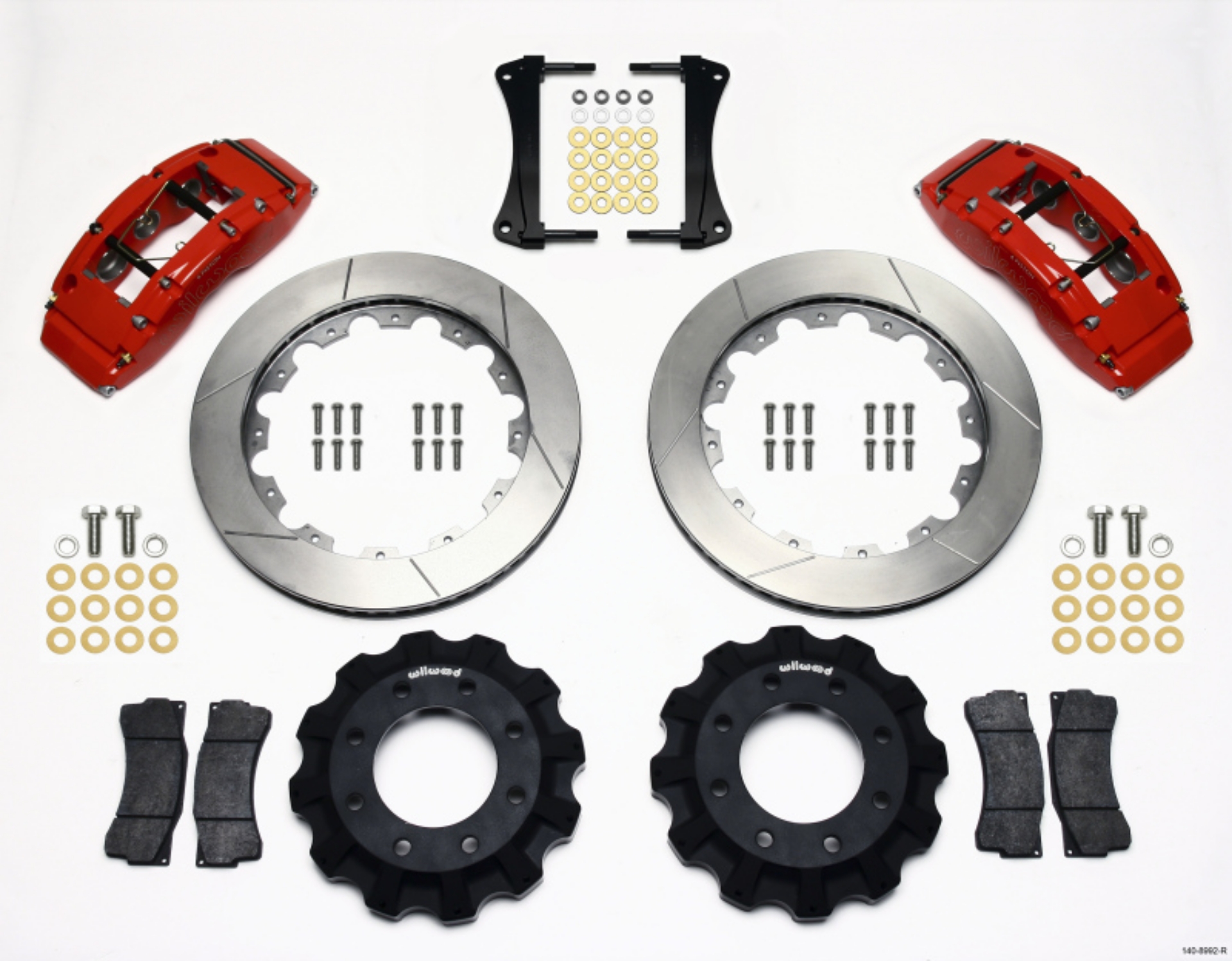Picture of Wilwood TC6R Front Kit 16-00in Red 1999-2014 GM Truck-SUV 1500
