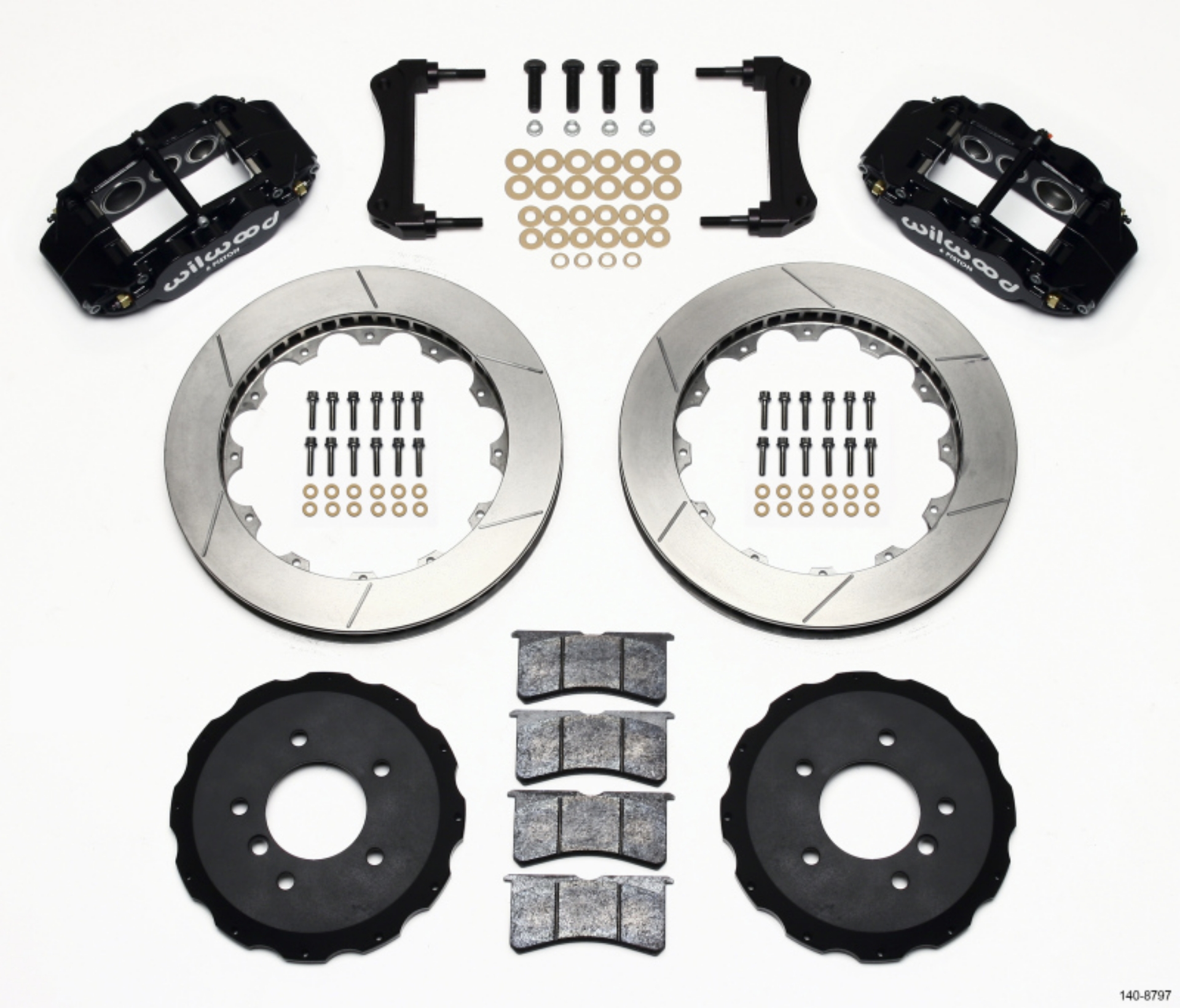 Picture of Wilwood Narrow Superlite 6R Front Hat Kit 13-06in E36 BMW M3