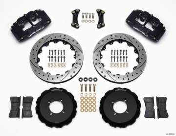 Picture of Wilwood FSLI4 Front Hat Kit 13-00in Drilled 2003-05 Scion xA xB