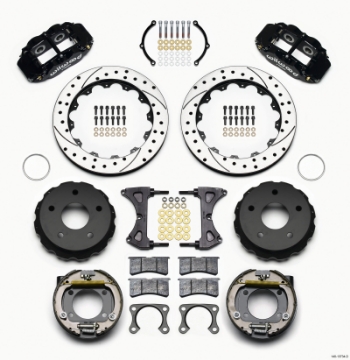 Picture of Wilwood Narrow Superlite 4R Rear P-Brk Kit 12-88in Drilled Big Ford 2-00in Off Bronco 5 x 5-50
