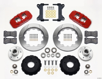 Picture of Wilwood AERO6 Front Hub Kit 14-00-Red Chevy C-10 60-87 CPP Drop Spindle