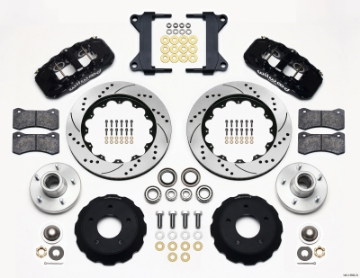 Picture of Wilwood AERO6 Front Hub Kit 14-00 Drilled Chevy C-10 60-87 CPP Drop Spindle