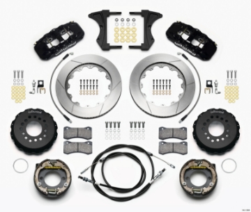 Picture of Wilwood AERO4 Rear Kit 14-00 2005-2014 Mustang w- BMR Suspn- w-Lines