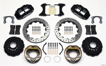 Picture of Wilwood Narrow Superlite 4R Rear P-Brk Kit 12-88in Drilled Big Ford New Style 2-50in Off Stag Mount