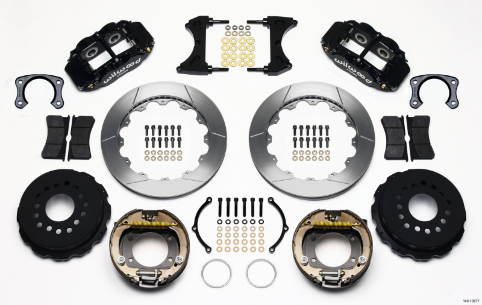 Picture of Wilwood Narrow Superlite 4R Rear P-Brk Kit 12-88in Big Ford New Style 2-50in Off Stag Mount