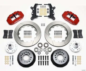 Picture of Wilwood Narrow Superlite 6R Front Hub Kit 14-00in Red 60-68 Ford - Mercury Full Size - Galaxie