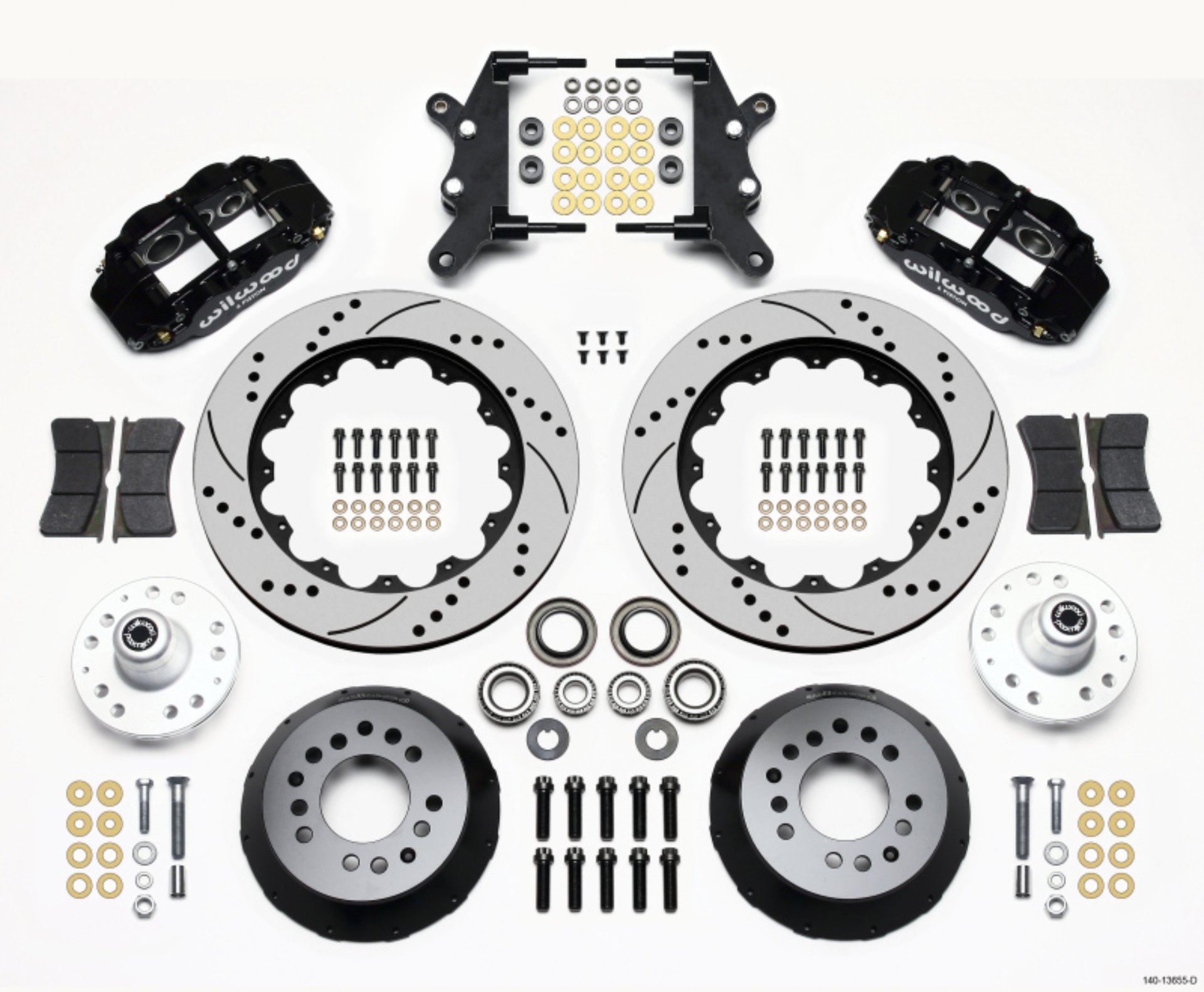 Picture of Wilwood Narrow Superlite 6R Front Hub Kit 14-00in Drilled 60-68 Ford - Mercury Full Size - Galaxie