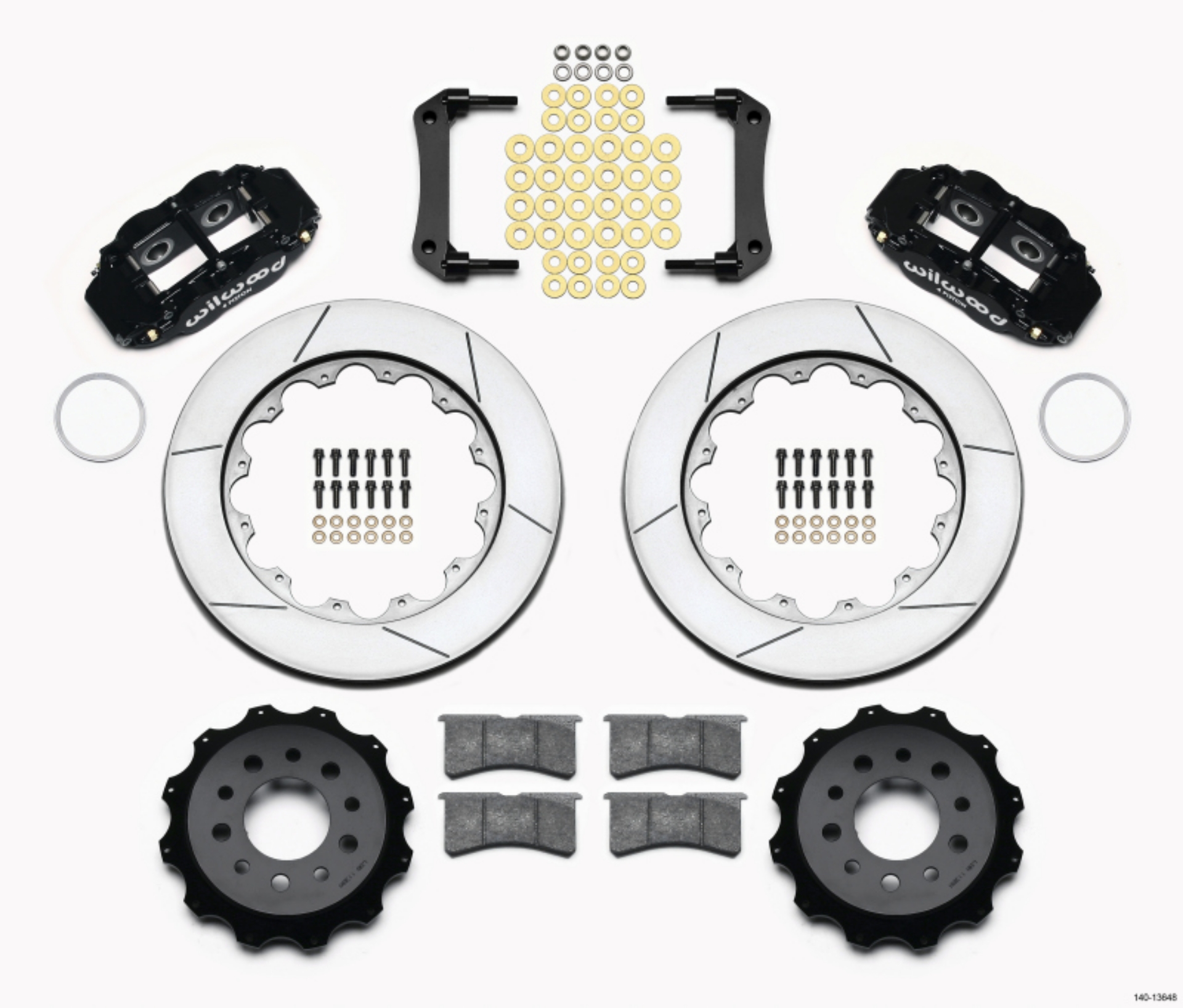 Picture of Wilwood Narrow Superlite 4R Rear Kit 14-00in Morrison Multilink IRS 2010-15 Camaro Based