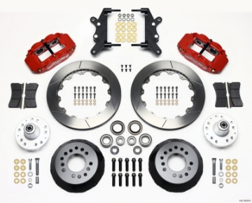 Picture of Wilwood Narrow Superlite 6R Front Hub Kit 12-88in Red 60-68 Ford - Mercury Full Size - Galaxie