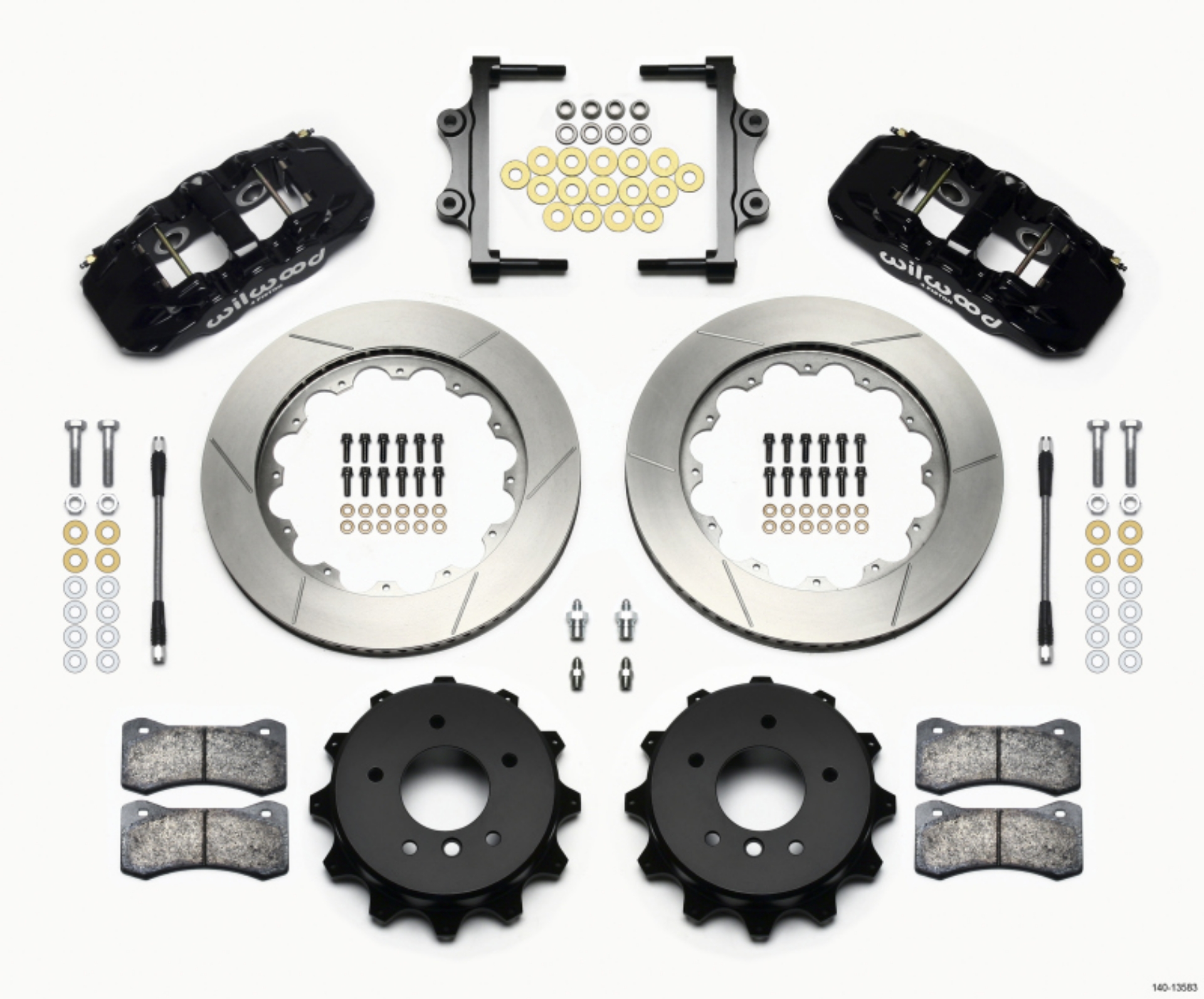 Picture of Wilwood AERO4 Rear Kit 14-00 2007-2011 BMW E90 Series w-Lines