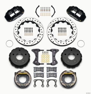 Picture of Wilwood Narrow Superlite 4R Rear P-Brk Kit 12-88in Drilled Big Ford 2-36in Off Bronco 5 x 5-50