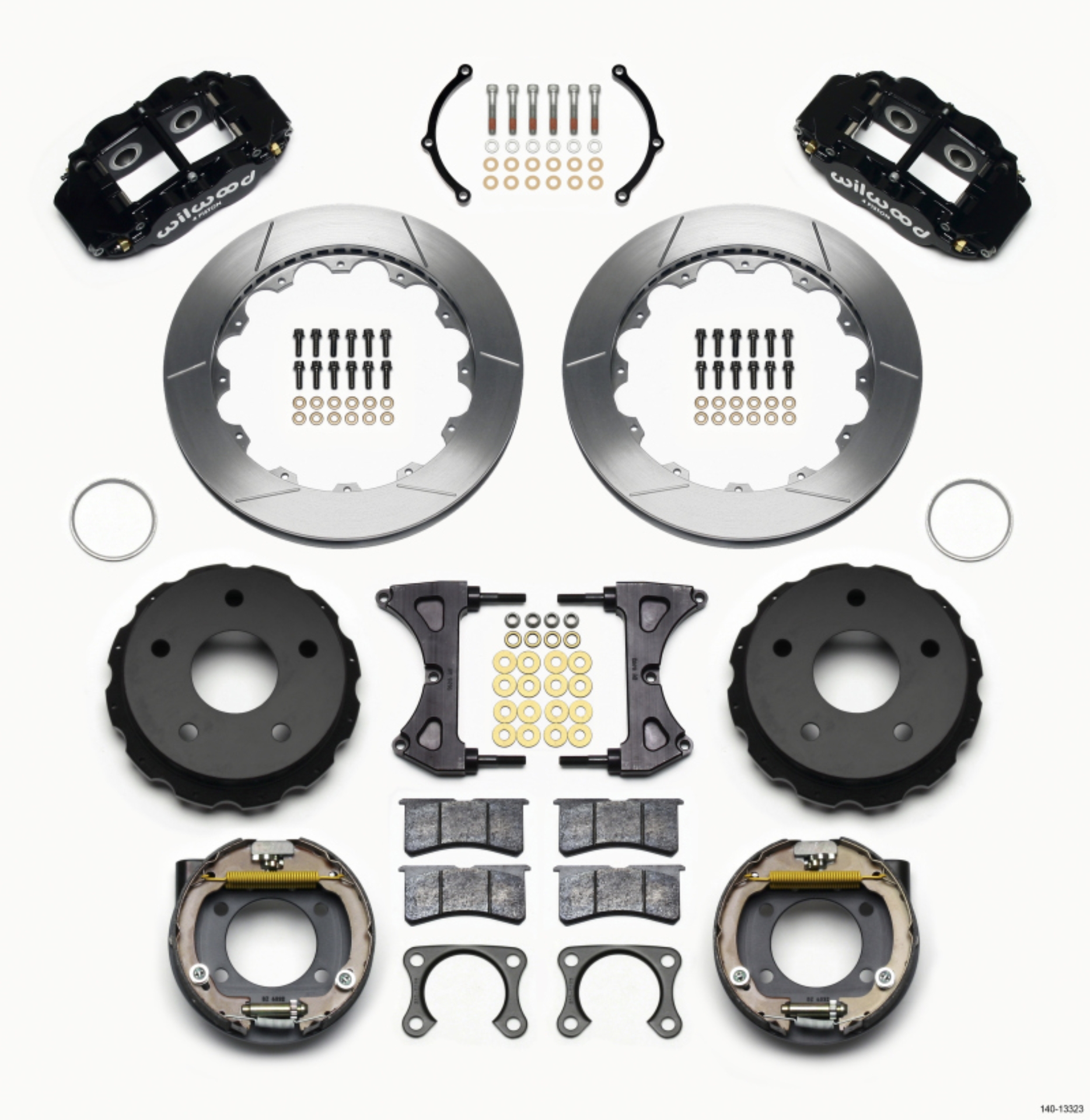 Picture of Wilwood Narrow Superlite 4R Rear P-Brk Kit 12-88in Big Ford 2-36in Off Bronco 5 x 5-50