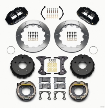 Picture of Wilwood Narrow Superlite 4R Rear P-Brk Kit 12-88in Big Ford 2-36in Off Bronco 5 x 5-50
