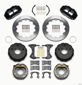 Picture of Wilwood Narrow Superlite 4R Rear P-Brk Kit 12-88in Small Ford 2-36in Off Bronco 5 x 5-50