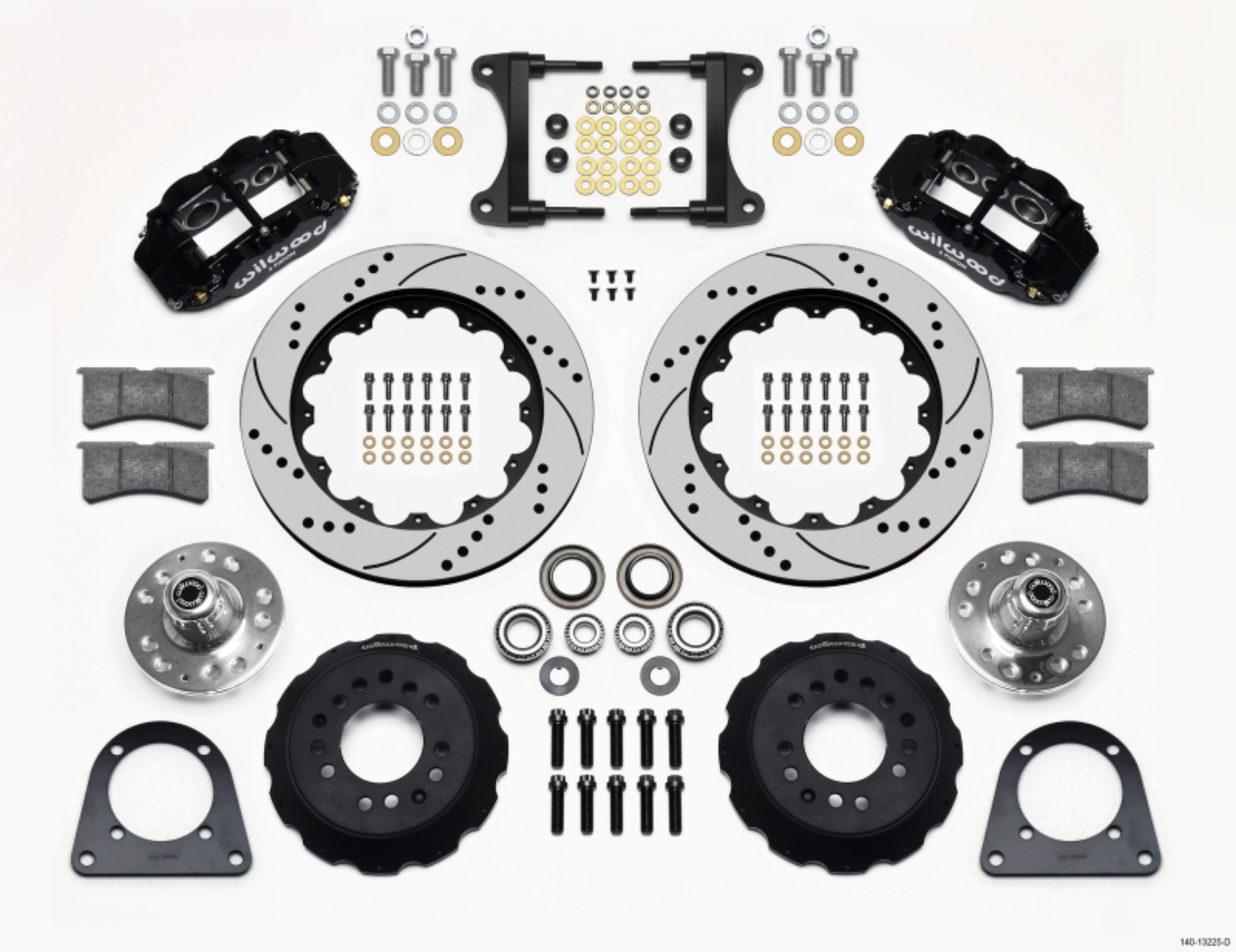 Picture of Wilwood Narrow Superlite 6R Front Hub Kit 14-00in Drilled TCI-IFS 71-78 Pinto Based