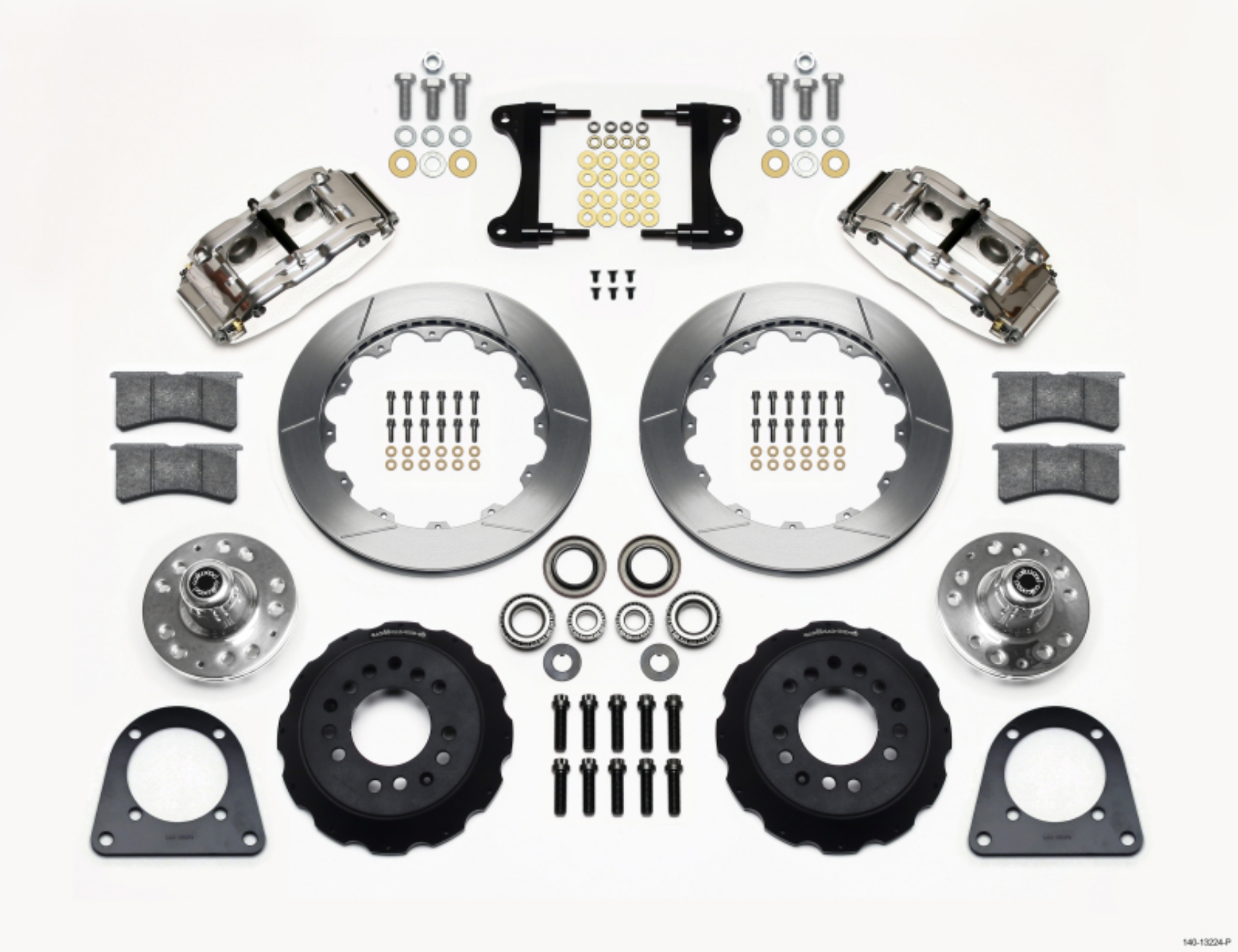 Picture of Wilwood Narrow Superlite 6R Front Hub Kit 12-88in Polished TCI-IFS 71-78 Pinto Based
