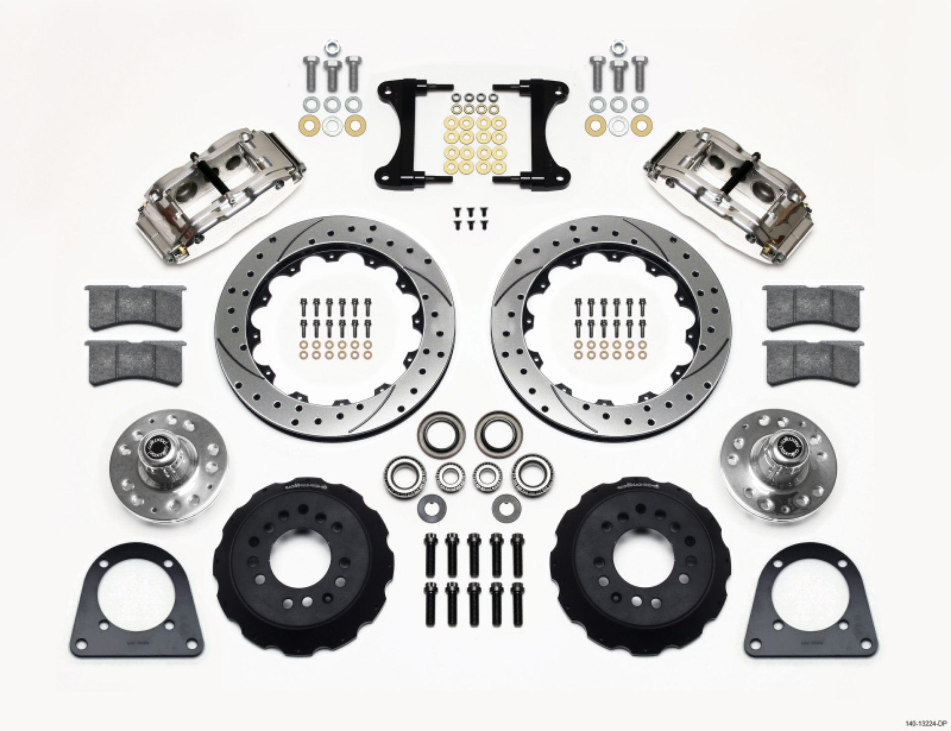 Picture of Wilwood Narrow Superlite 6R Front Hub Kit 12-88in Drill Pol TCI-IFS 71-78 Pinto Based