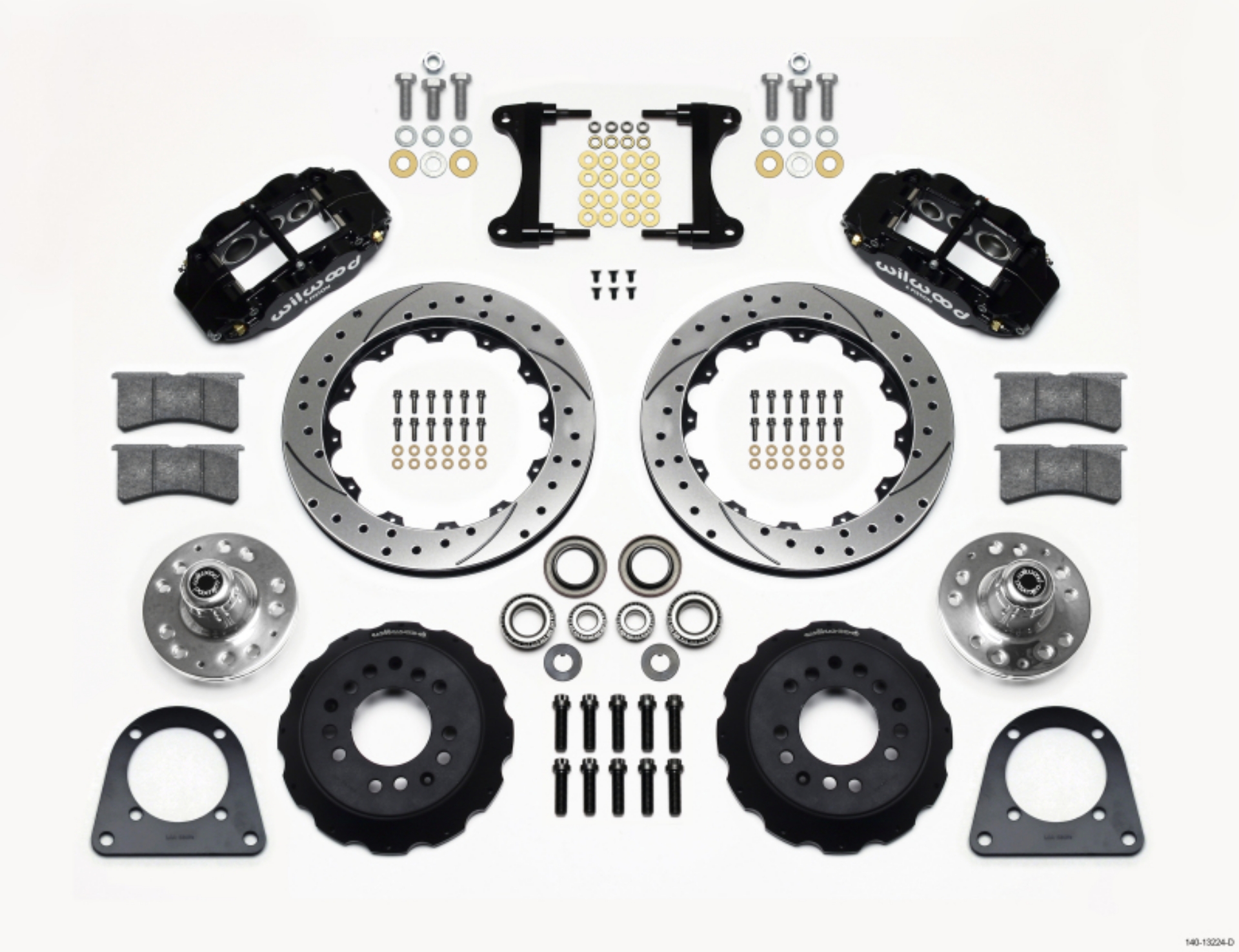 Picture of Wilwood Narrow Superlite 6R Front Hub Kit 12-88in Drilled TCI-IFS 71-78 Pinto Based