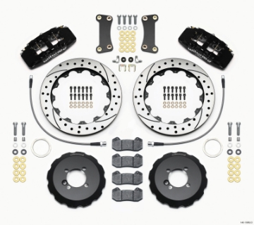Picture of Wilwood Dynapro 6 Front Hat Kit 12-88in Drilled 2002-Up Mini Cooper w- Lines