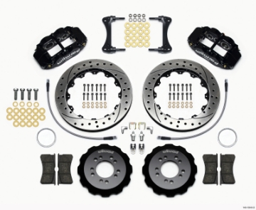 Picture of Wilwood Narrow Superlite 6R Front Hat Kit 13-06in Drilled 2008-up Hyundai Genesis Coupe w-Lines