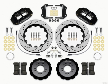 Picture of Wilwood Narrow Superlite 6R Front Hat Kit 14-00in Drilled 2013-Up Ford Focus ST w- Lines