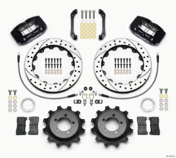 Picture of Wilwood Dynapro Radial Rear Kit 12-88in Drilled 2006-2007 Subaru WRX w-Lines