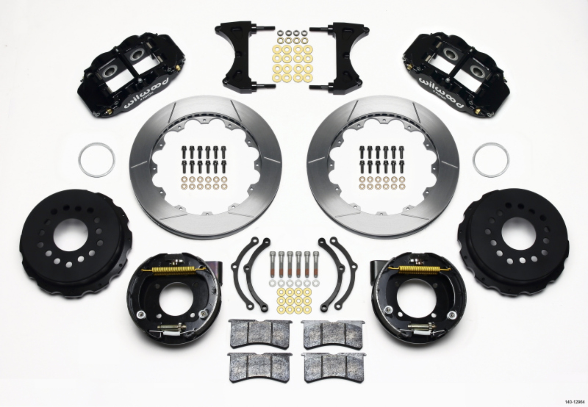 Picture of Wilwood Narrow Superlite 4R Rear P-Brk Kit 12-88in Chevy 12 Bolt w- C-Clips