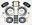 Picture of Wilwood AERO6 Front Hat Kit 14-25 Drilled 2008-2009 Pontiac G8 w-Lines