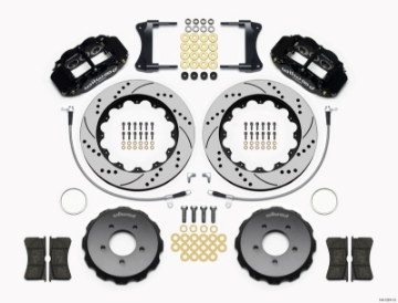 Picture of Wilwood Narrow Superlite 6R Front Hat Kit 14-00in Drilled 2005-Up Mazda Miata w- Lines