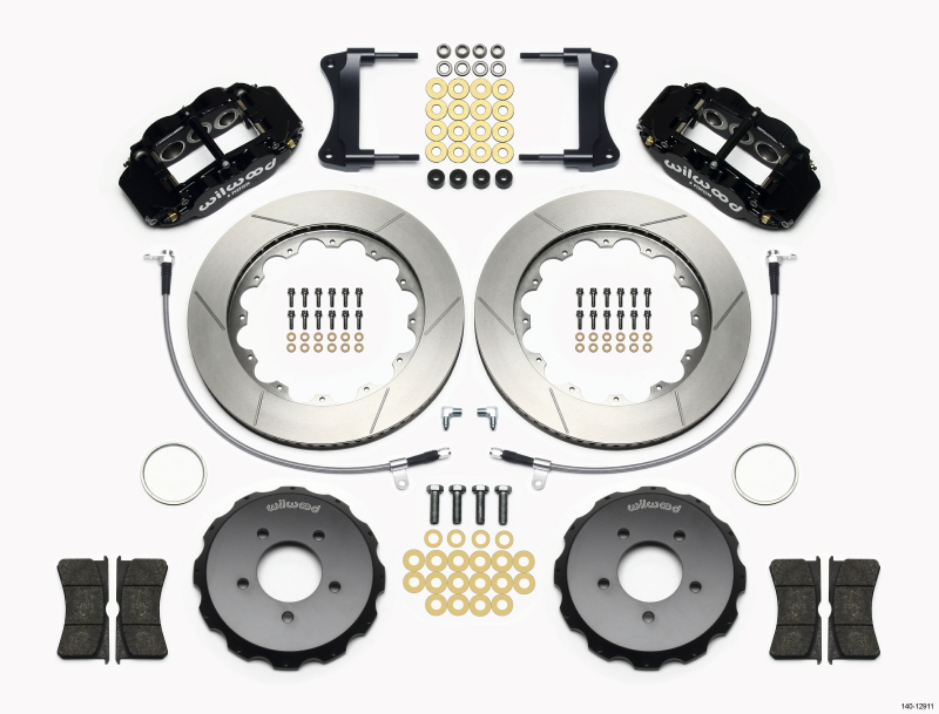 Picture of Wilwood Narrow Superlite 6R Front Hat Kit 14-00in 2005-Up Mazda Miata w- Lines