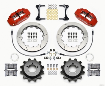 Picture of Wilwood Narrow Superlite 4R Rear Kit 12-88in Red 99-05 WRX - 99-07 Impreza