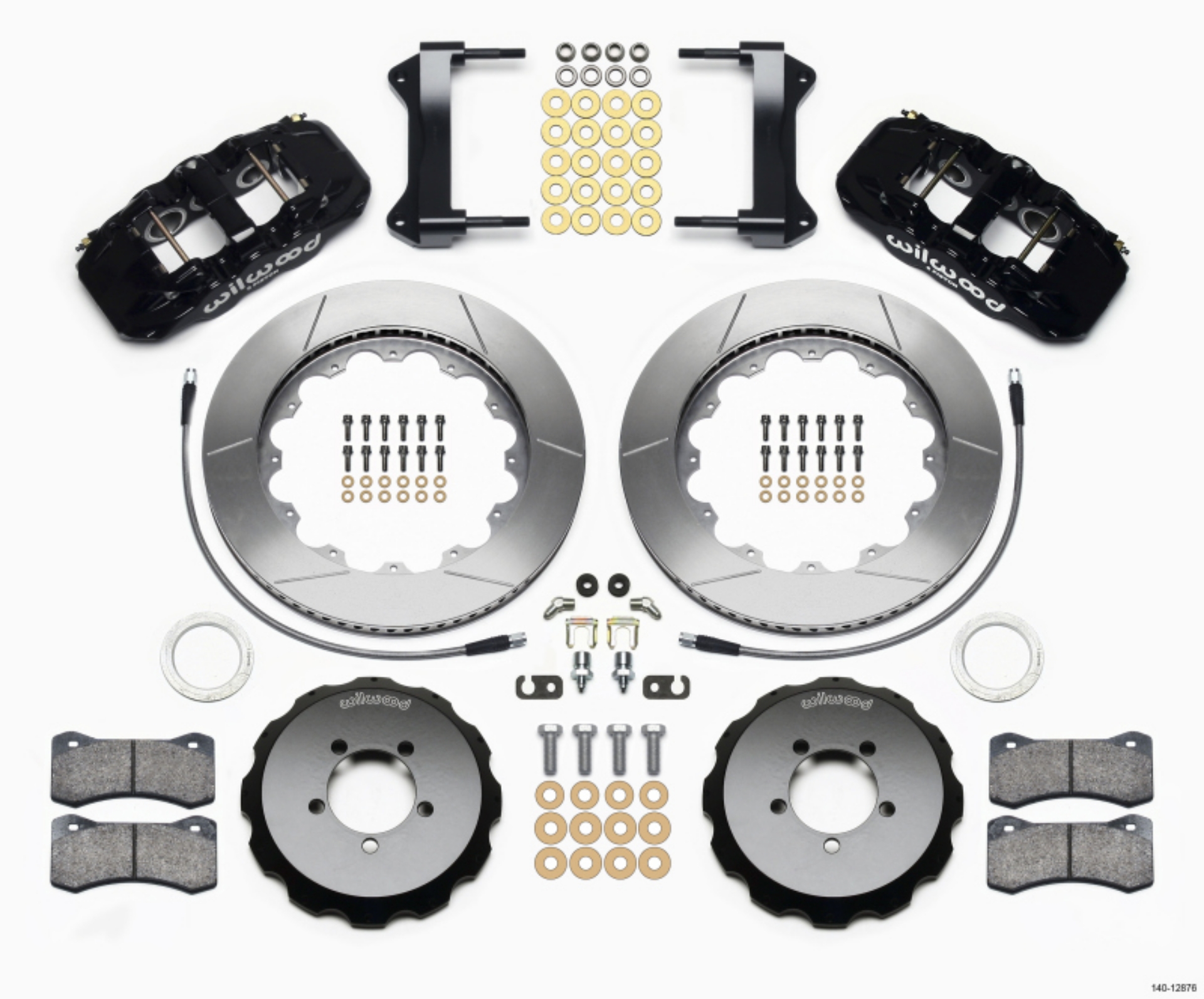 Picture of Wilwood AERO6 Front Hat Kit 14-00 1999-2012 Subaru WRX w-Lines